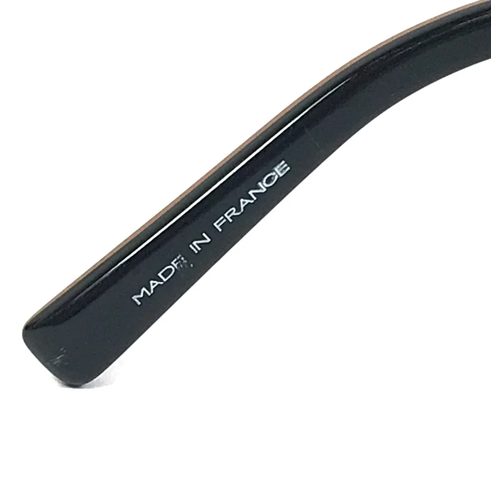 OGA by Morel Eyeglasses Frame 10035O NM01 Matte Black Brown Rectangle 53-19-145